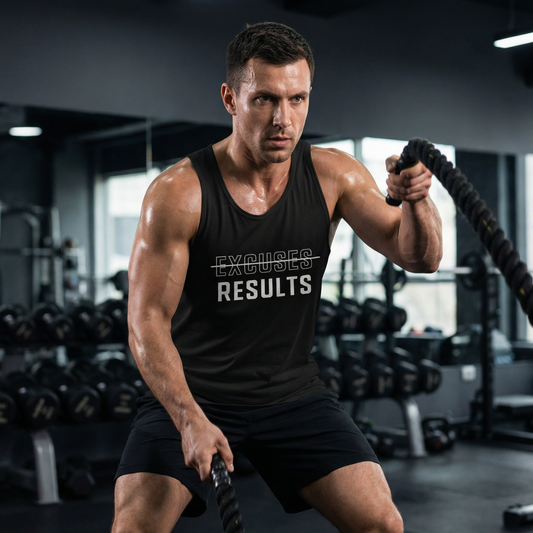 EXCUSES RESULTS Men's Tank Top image 3